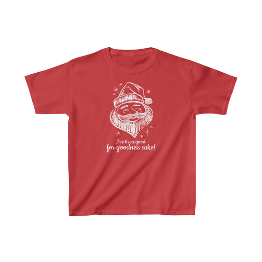Santa Tee, I've been good, Santa!! Kids Heavy Cotton™ Tee